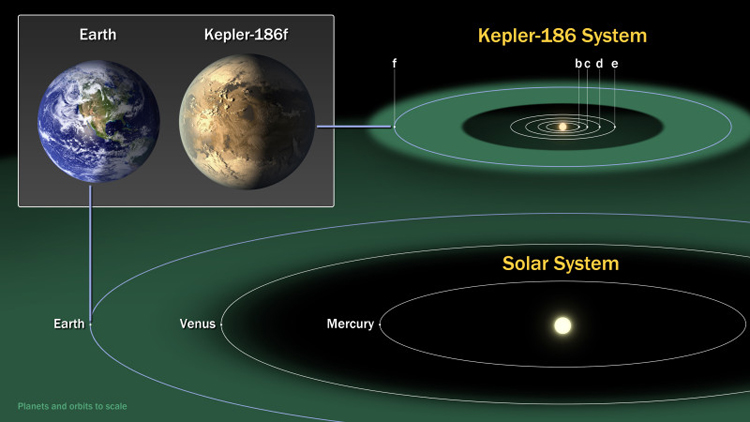 Kepler-186f & Earth