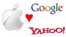 Google Yahoo Apple