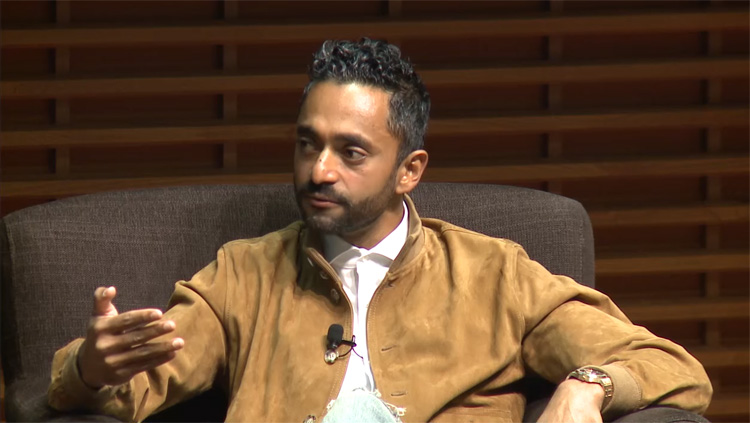 Chamath Palihapitiya, στην εκδήλωση της Σχολής Πτυχιούχων Διοίκησης Επιχειρήσεων του Πανεπιστημίου Stanford