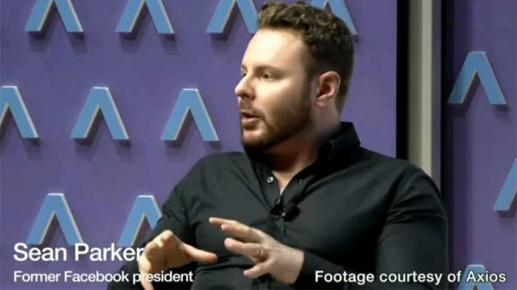 Ομιλία του Sean Parker στην εκδήλωση της Axios