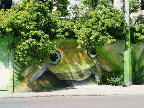 graffiti-frog
